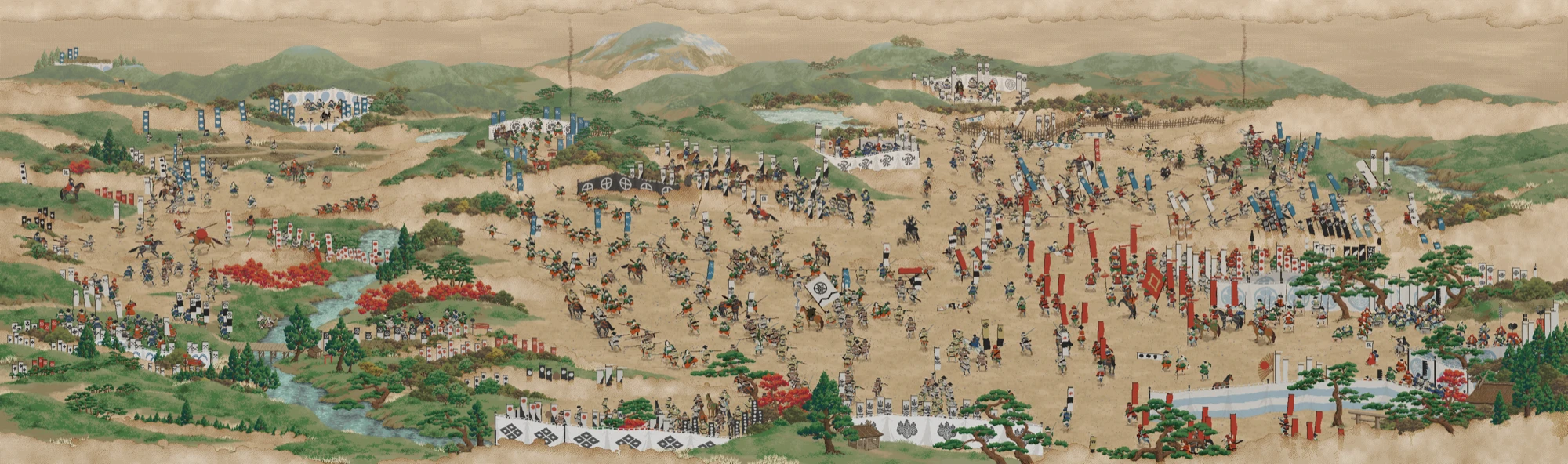 関ケ原群像図屏風 記録写真